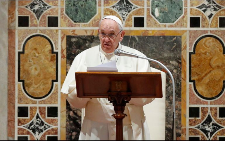 El Papa, renovó su llamamiento para que todas las partes interesadas 