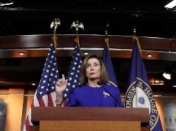 Nancy Pelosi, presidenta de la Cámara Baja. AFP/W. McNamee