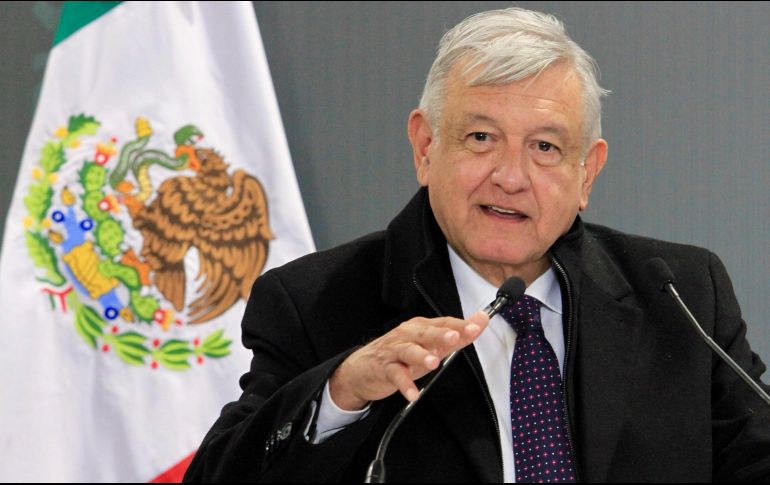 El Presidente Andrés Manuel López Obrador durante su encuentro con representantes de la industria maquiladora y manufacturera de exportación. Ciudad Juárez. NTX/J. Lira