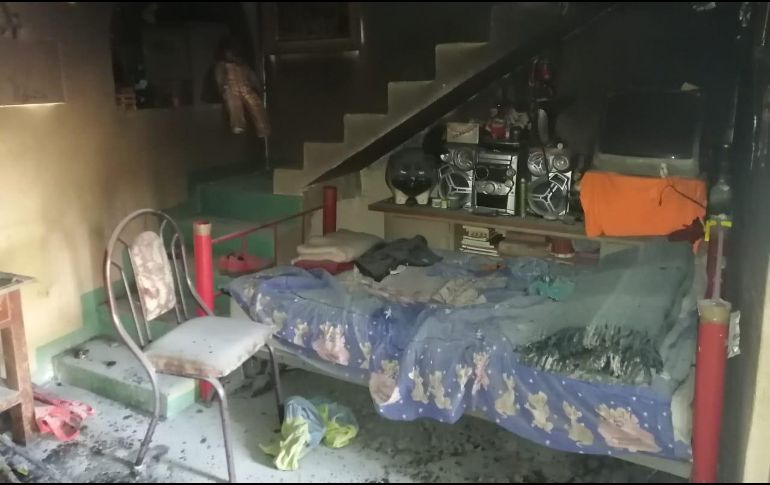 Al parecer, el incendio habría sido provocado. ESPECIAL/Policía de Tlajomulco