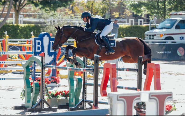 Fernández completó un primer recorrido sin penalizaciones en un tiempo oficial de 76.27 segundos. EL INFORMADOR/G. Gallo