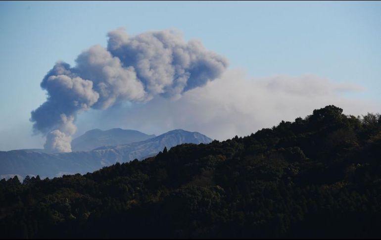 Esta fue la primera erupción en la isla desde el 2 de febrero del 2019. AFP / ARCHIVO