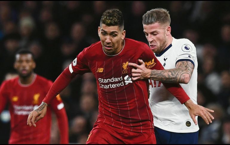 Firmino. El delantero brasileño (#9)  anotó el tanto con el que el Liverpool consiguió su vigésima victoria. EFE