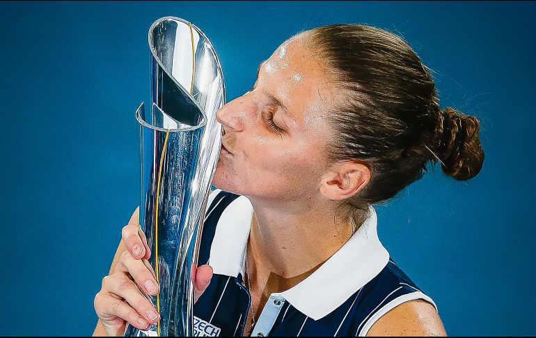 Multicampeona. Karolina Pliskova ha ganado en Brisbane en 2017, 2019 y ayer. AFP / P. Hamilton