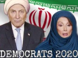 El montaje tiene una bandera iraní de fondo y las palabras 