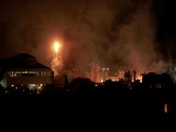 Una explosión se registró  esta tarde en una empresa del polígono sur de Tarragona. EFE/J. Sanjuan
