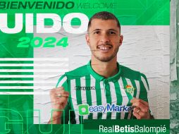 Rodríguez, de 25 años y seleccionado argentino, acordó hace unos días los términos de su contrato con el Betis, que lo incorpora para lo que resta de temporada y hasta junio de 2024. TWITTER / @RealBetis