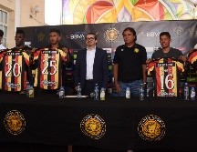 Los refuerzos presentados por los Leones Negros fueron Juan Carlos Valenzuela, Yilton Díaz, Raúl Ramírez, Antonio Santos y José de Jesús Gonzalez. Imago7 / S. Bautista