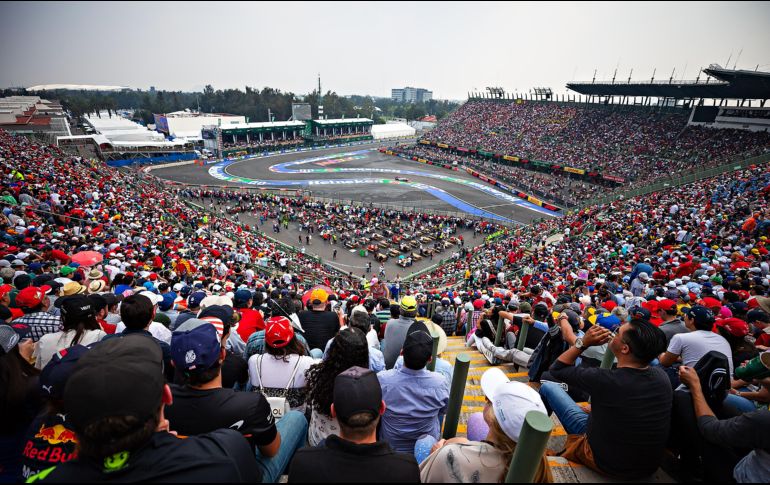 El Gran Premio de México se ha convertido en uno de los más importantes del circuito de la Fórmula 1. Imago7 / ARCHIVO