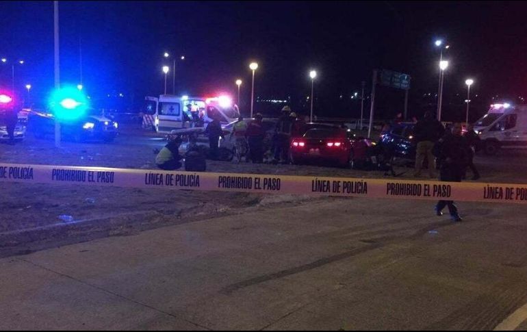 #LadyCamaro presuntamente conducía el vehículo que embistió a varios autos y personas que se encontraban en el lugar y provocó la muerte de un joven. ESPECIAL