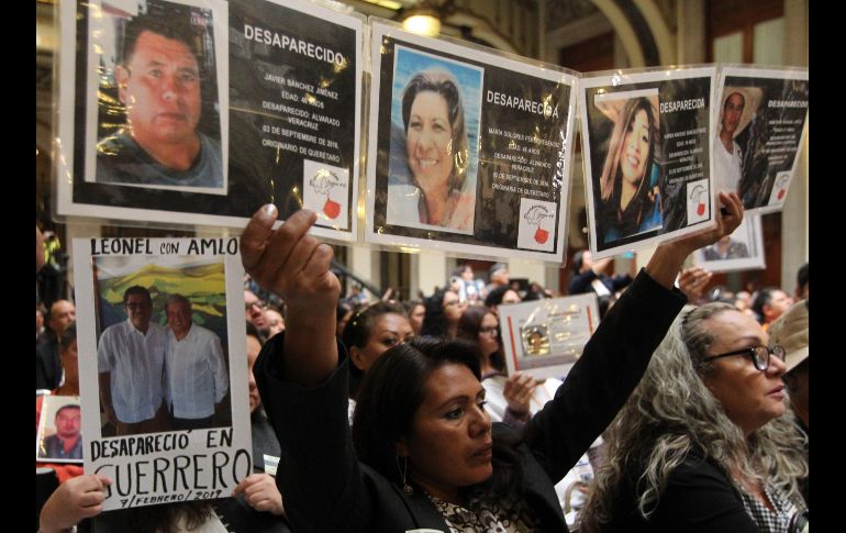 El Gobierno ha reconocido que hay 61 mil 637 desaparecidos en el país. EFE/ARCHIVO