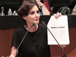 En 2019, Lilly Téllez se pronunció en contra del aborto, lo que molestó en diversos sectores de Morena y generó su expulsión. TWITTER/@LillyTellez