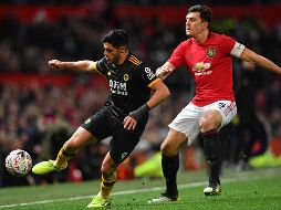 Raúl Jiménez no encontró contundencia frente al arco rival. AFP / P- Ellis