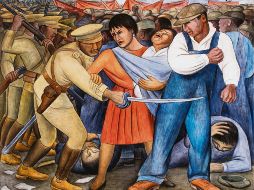 “El levantamiento”. Obra de Diego Rivera presente en el Museo de Nueva York. EFE