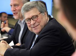 William Barr llegó después de las 11:00 horas a la sede de la Fiscalía General de la República; posteriormente, se reunió con miembros del gabinete de López Obrador. AP/ARCHIVO