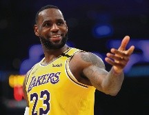 A la cabeza. James, estrella de los Lakers, suma más votos en la Conferencia del Oeste. AFP