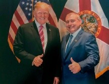 Donald Trump y Lev Parnas. AP