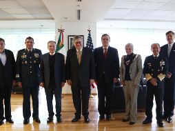 El Fiscal General de EUA, William Barr, se reunió con el titular de Seguridad y Protección Ciudadana, Alfonso Durazo. NOTIMEX