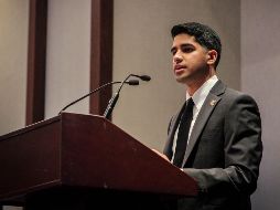 Karan Jerath invitó a los jóvenes a que se den cuenta del poder que tienen para hacer la diferencia en el combate contra el cambio climático. EL INFORMADOR/E. Barrera