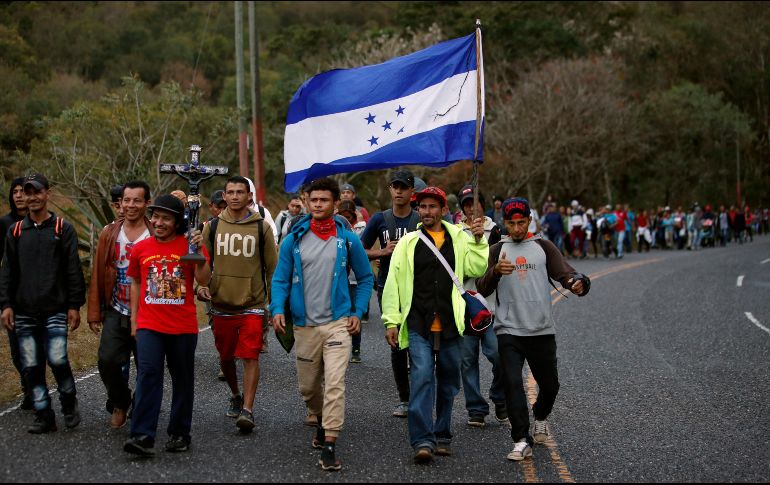 Se espera que en las próximas horas continúe el arribó de los migrantes que partieron de San Pedro Sula, Hondura. AP / M. Castillo