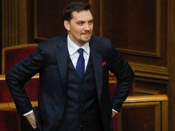 Oleksiy Honcharuk decidió presentar su renuncia luego de que se filtrara un audio en donde criticaba al presidente. EFE/S. Dolzhenko