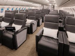El avión cuenta con cómodos y espaciosos asientos, entre otras instalaciones de primer nivel. ESPECIAL/Gobierno de México
