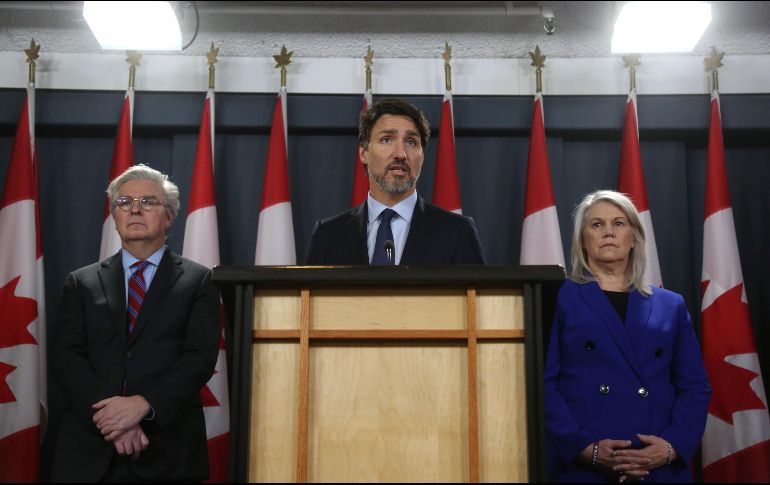 Justin Trudeau espera que Irán compense a las familias. AFP/D. Chan