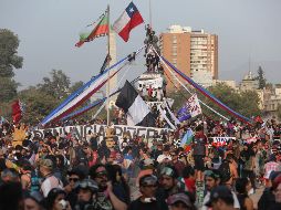 El descontento comenzó el 18 de octubre por el alza en el pasaje del metro. EFE/E. González
