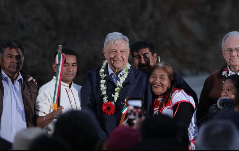 Andrés Manuel Lóipez Obrador estuvo ayer en Oaxaca. NOTIMEX/M. González