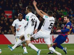 1-0. Una genialidad de tacón de Arturo Vidal dejó a Lionel frente a la portería, quien sólo definió de derecha para poner la pelota en las redes. EFE