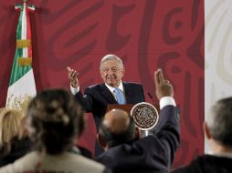 López Obrador aseguró este lunes que no se realizará ninguna obra sin la voluntad de las comunidades. NTX/R. Solis