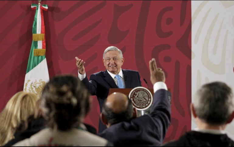López Obrador aseguró este lunes que no se realizará ninguna obra sin la voluntad de las comunidades. NTX/R. Solis