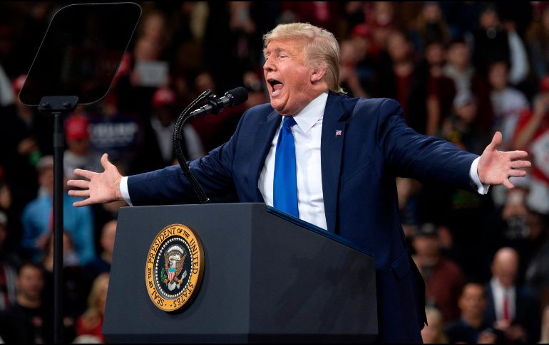 La nota legal de 110 páginas de la Casa Blanca cambia el tono a uno más jurídico ante el proceso contra Trump. AFP/S. Loeb