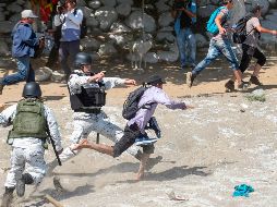 La Guardia Nacional, desplegada también en la frontera de Chiapas con Guatemala, ha sido señalada por su actuación para contener a los migrantes. AFP/ARCHIVO