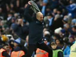 Resignado. El estratega de los Citizens reconoció que, pese a haber anotado más goles, es una misión muy compleja tratar de alcanzar al líder de la competencia. AP