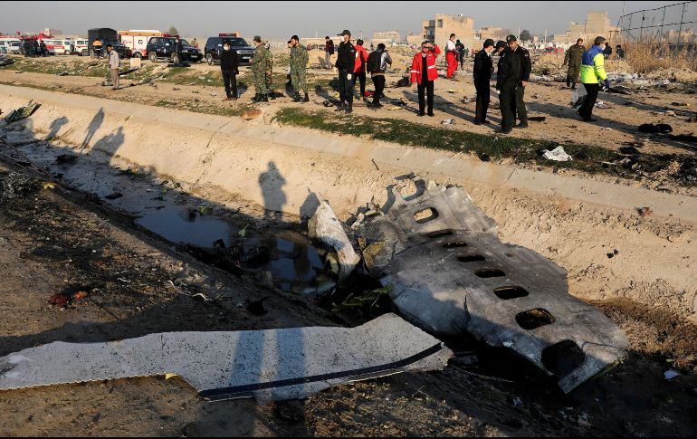 El derribo del avión el 8 de enero causó la muerte de las 176 personas que viajaban a bordo. AP/ARCHIVO