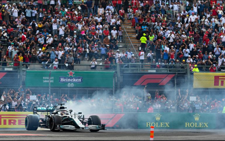 De los 130 mil aficionados que asisten al Gran Premio de México de la Fórmula 1, entre 20 y 30 por ciento es público nuevo. Imago7 / ARCHIVO