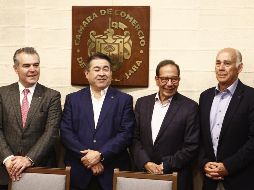 Reunión con empresarios en la Cámara de Comercio de Guadalajara. EL INFORMADOR / A. Camacho