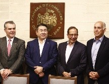 Reunión con empresarios en la Cámara de Comercio de Guadalajara. EL INFORMADOR / A. Camacho