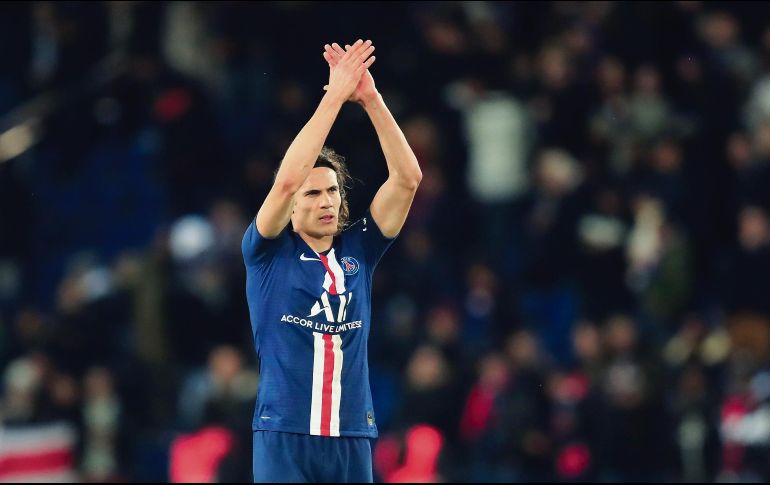 En suspenso. El uruguayo quiere dejar el club parisino para buscar nuevos horizontes. AP