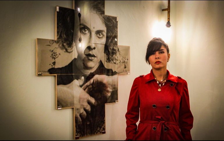 RITA VEGA. La joven artista originaria de Guadalajara participa en la exposición con siete obras en las que experimenta con una amplia diversidad de materiales. EL INFORMADOR/E. Barrera