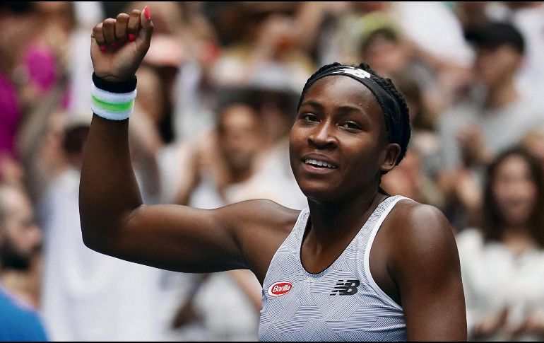 Sigue adelante. Cori Gauff superó a la rumana Sorana Cirstea. AP