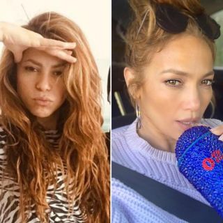 Shakira y Jennifer Lopez presumen cintura