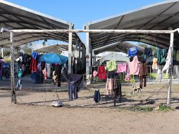 El Instituto Nacional de Migración asegura que los migrantes alojados en las estaciones cuentan con todos los servicios básicos. EFE/A. Pineda-Jacome