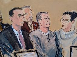 Este viernes, la Fiscalía de Nueva York presentó más pruebas contra García Luna que lo vinculan con otros cárteles. AP/ARCHIVO