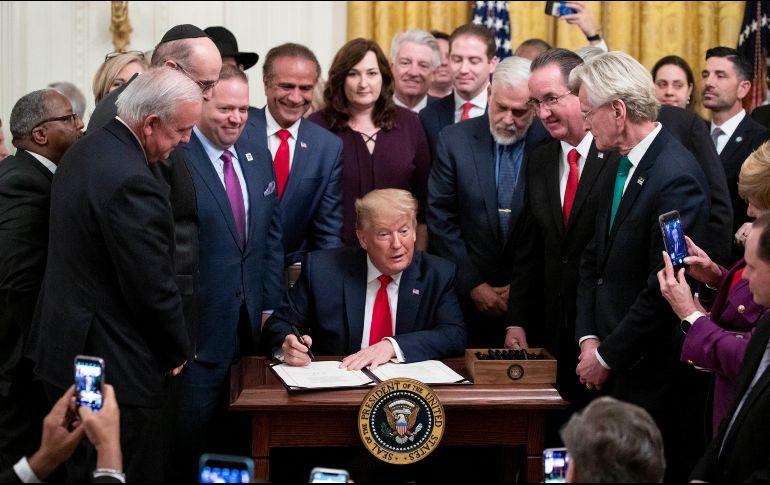 El T-MEC se presenta como una actualización del TLCAN, que Trump criticó durante largo tiempo. AP/A. Brandon