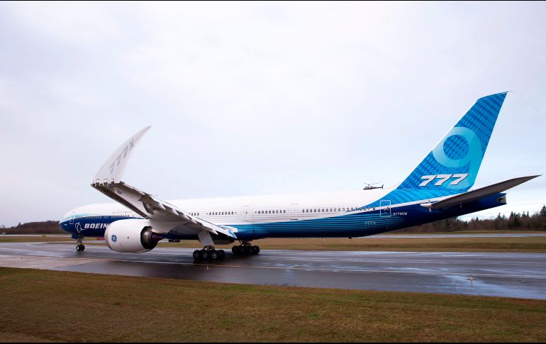 A la fecha, el nuevo modelo 777X tiene una cartera de pedidos de 340 unidades. AFP/J. Redmond