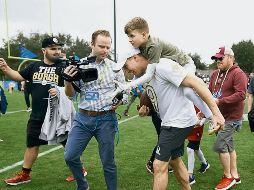 Disfruta. Drew Brees (#9) podría pasar sus últimos momentos como jugador de los Saints, pues será agente libre, aunque afirma que quiere seguir en Nueva Orleáns. INSTAGRAM/@logan_bowles