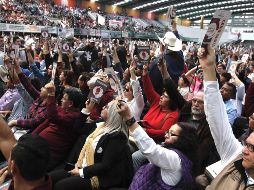 Asistentes al  VI Congreso Nacional Extraordinario de Morena en Ciudad de México. NTX/A. Guzmán