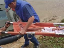 Los cuatro fueron llevados al Hospital María Angelines para ser tratados por 